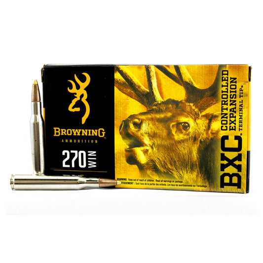 270 WIN - Browning Ammunition - Rifle, BXC BIG GAME 145GR. 20RD/BX