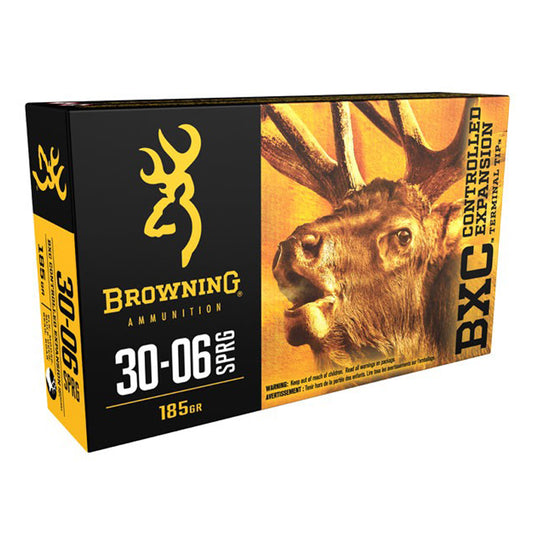 30-06 Springfield - Browning Ammunition - Rifle, CE BXC 185GR. 20RD/BX
