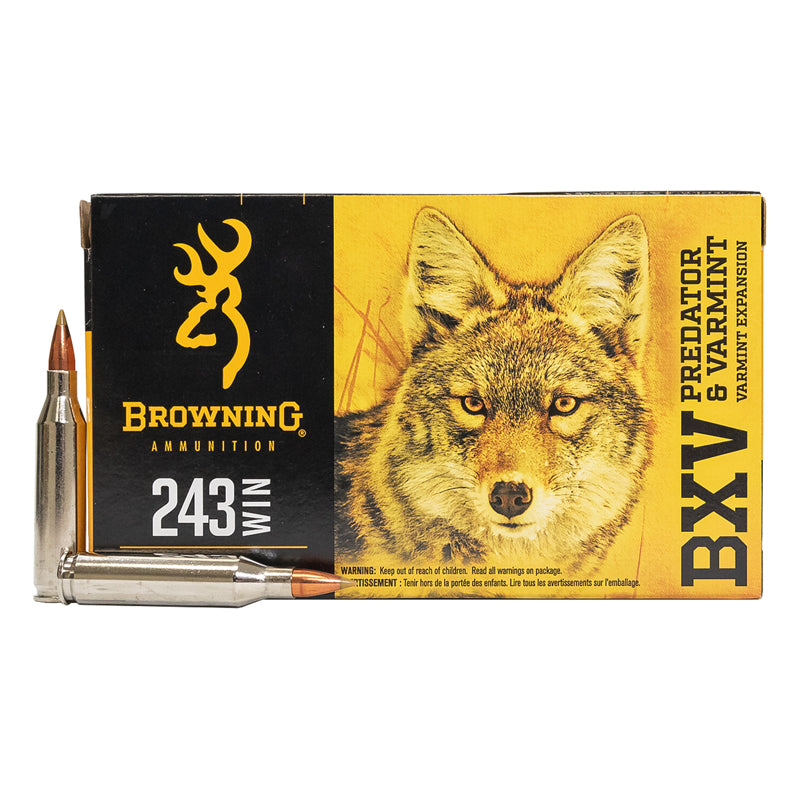 .243 Winchester - Browning Ammunition - Rifle, BXV 65GR. 20RD/BX