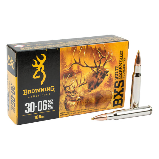 30-06 Springfield - Browning Ammunition - Rifle, SE BXS 180GR. 20RD/BX