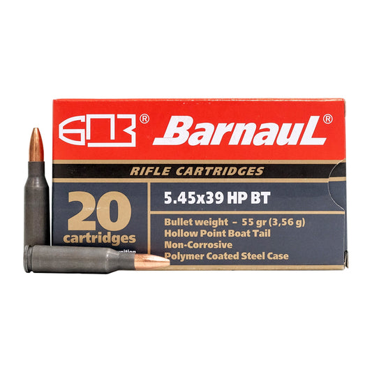 5.45x39mm - Barnaul Ammunition - Rifle, HPBT, 55GR. 20RD/BX