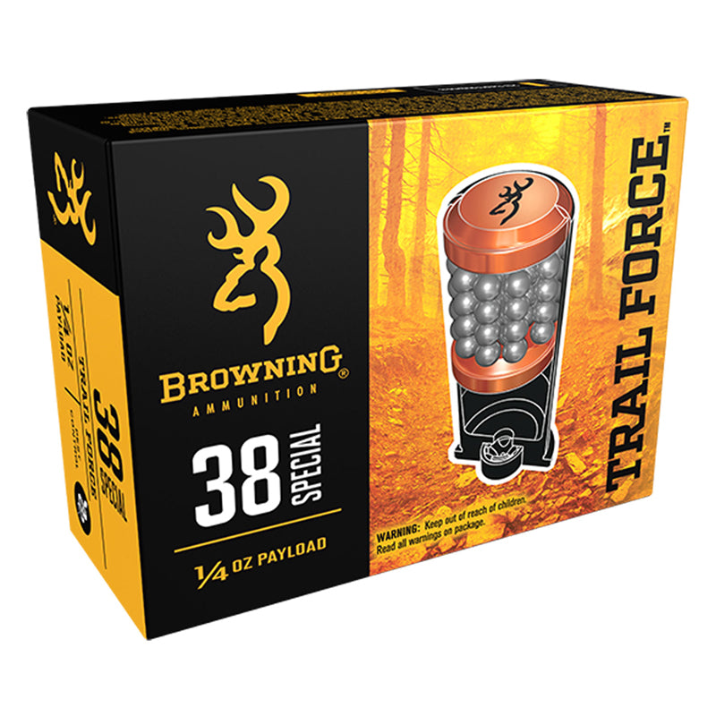 .38 Special Trail Force - Browning Ammo - 130GR. #9 SHOT, 1/4oz, 20BX