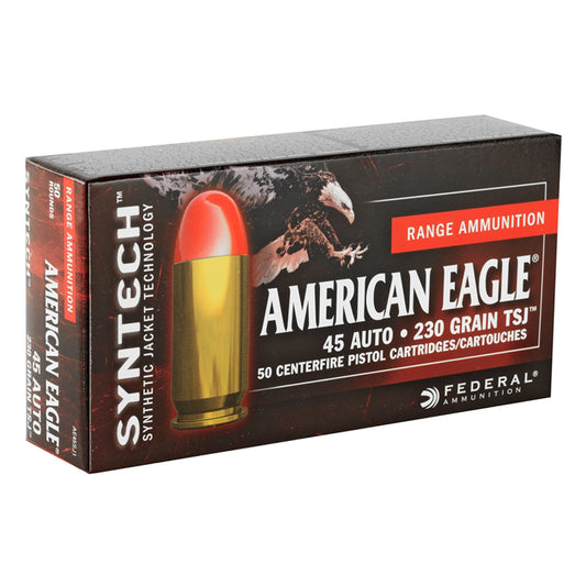 .45 Auto - Federal - American Eagle, Syntech Range, TSJ, 230GR. - 50RD/BX