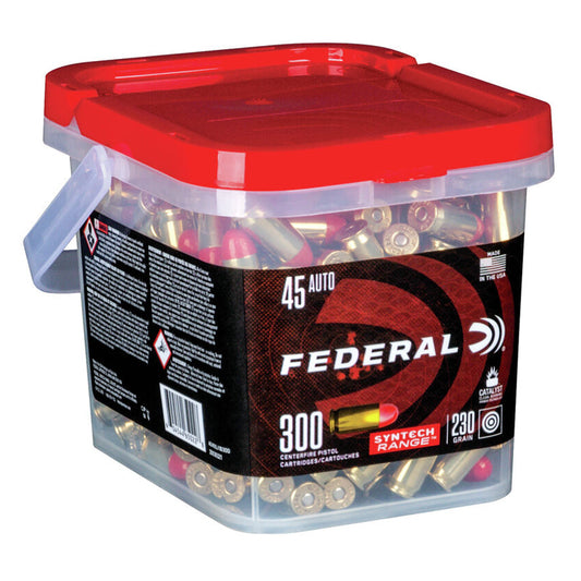 .45 Auto - Federal - Syntech Range, 230GR. 300RD/BKT - 300RD/BX