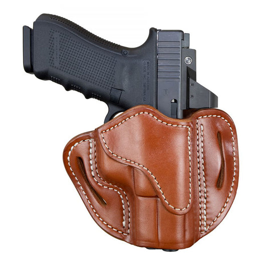 Optic Ready Open Top Multi-Fit Belt Holster-BH2.1 - Classic Brown