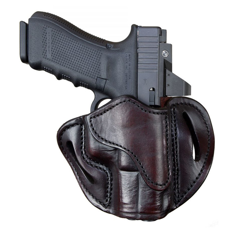 Optic Ready Open Top Multi-Fit Belt Holster-BH2.1 - Signature Brown