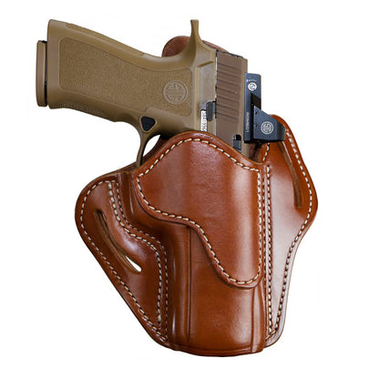 Optic Ready Open Top Multi-Fit Holster-BH2.4 - Classic Brown