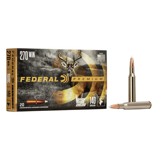 .270 Winchester - Federal Ammo - Nosier AccuBond 150GR. 20RD/BX