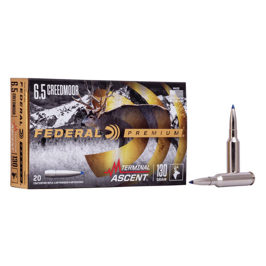 6.5 Creedmoor - Federal Ammunition - Terminal Ascent 130GR. 20RD/BX
