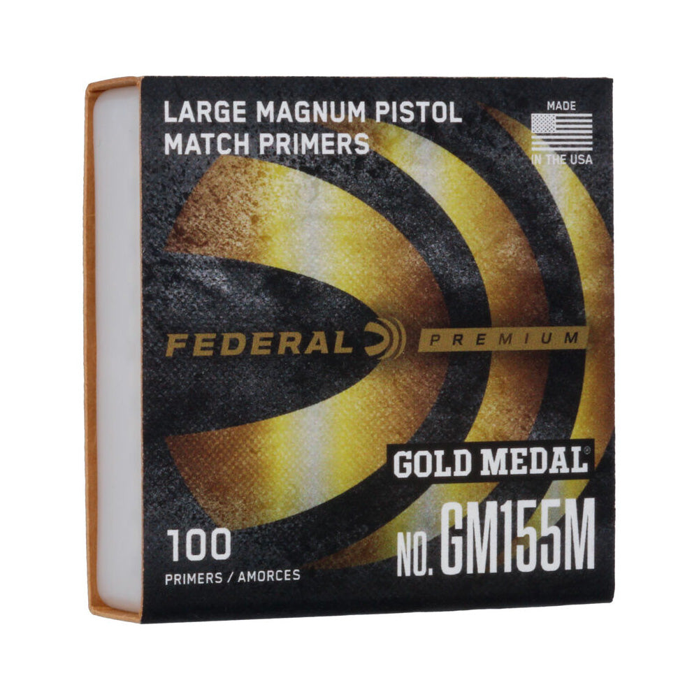 Large Pistol Primer - Federal Gold Medal Centerfire, Magnum, .155 Cal. - 100/Box