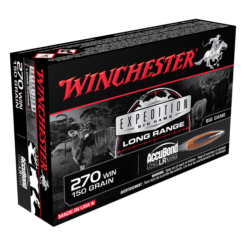 .270 Winchester, Winchester Ammo Expedition Big Game LR 150GR. 20RD/BX