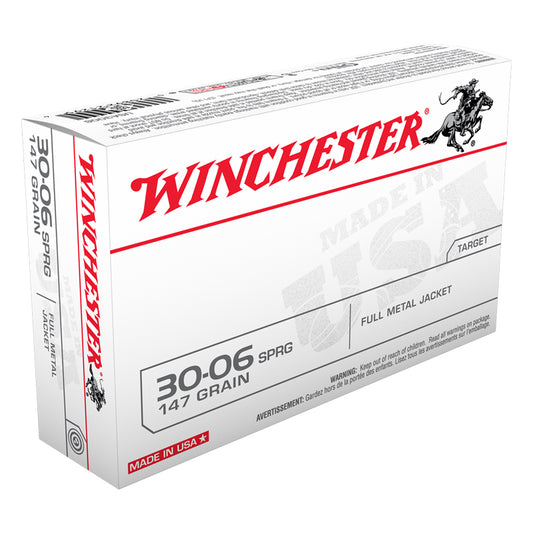 30-06 Springfield - Winchester Ammo - USA FMJ 147GR. 20RD/BX
