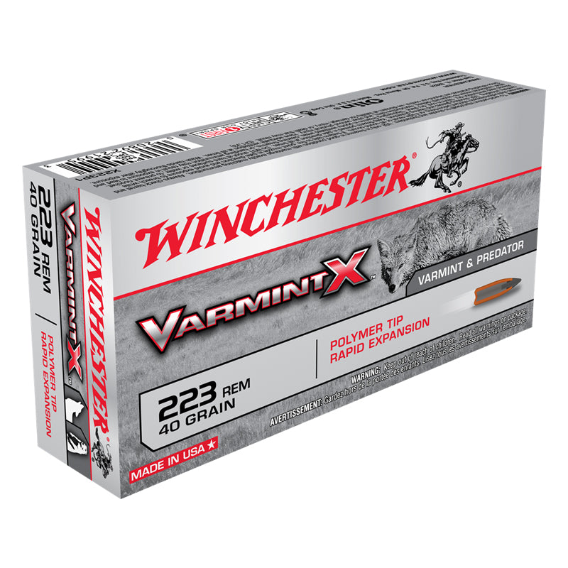 .223 Remington - Winchester Ammo - Varmint-X PTRE 40GR. 20RD/BX
