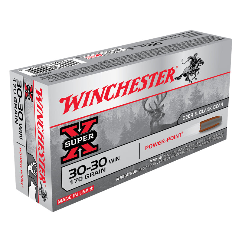 30-30 Winchester - Winchester Ammo - Super-X PP 170GR. 20RD/BX