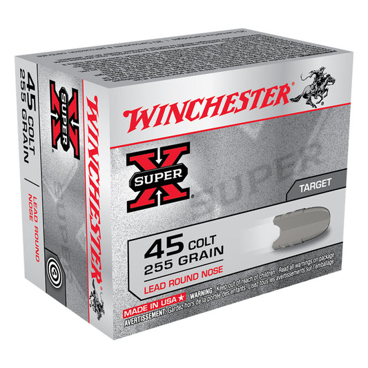 .45 Colt - Winchester Ammunition - Super-X LRN 255GR., 50RD/BX
