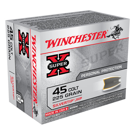 .45 Colt, Winchester Ammunition, Super-X STJHP 225GR., 50RD/BX